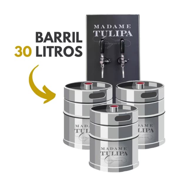 Barril de Chopp Madame Tulipa