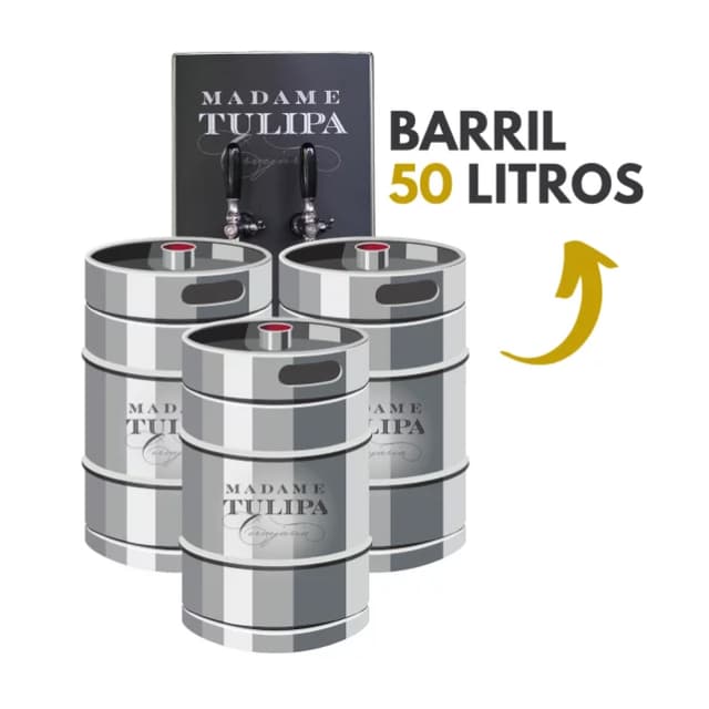 Barril de Chopp Madame Tulipa